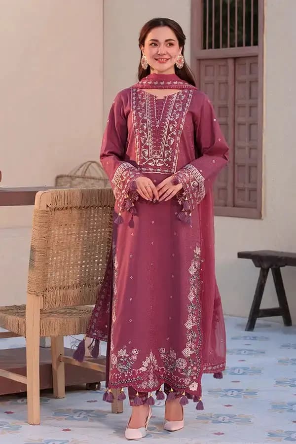 JADE women’s unstitched winter collection in Lahore