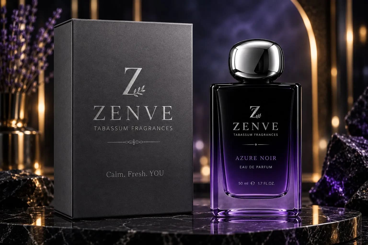 ZENVE Azure Noir long lasting perfume for men in Bahawalpur City, Bahawalpur
