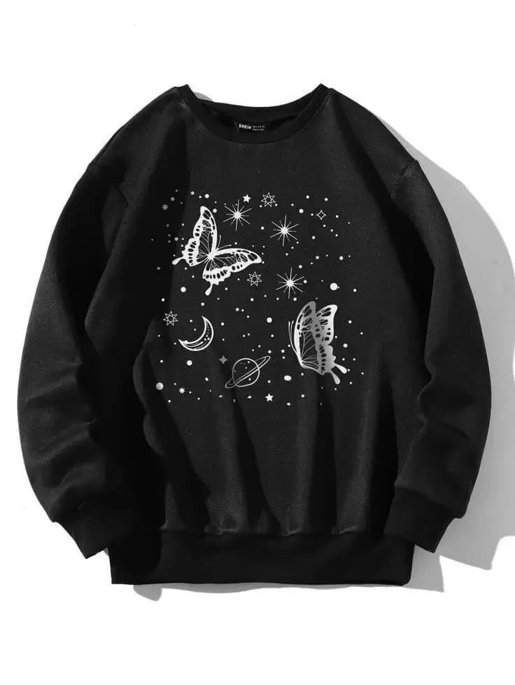 1 pcs women’s fleece sweat shirt in Lahore