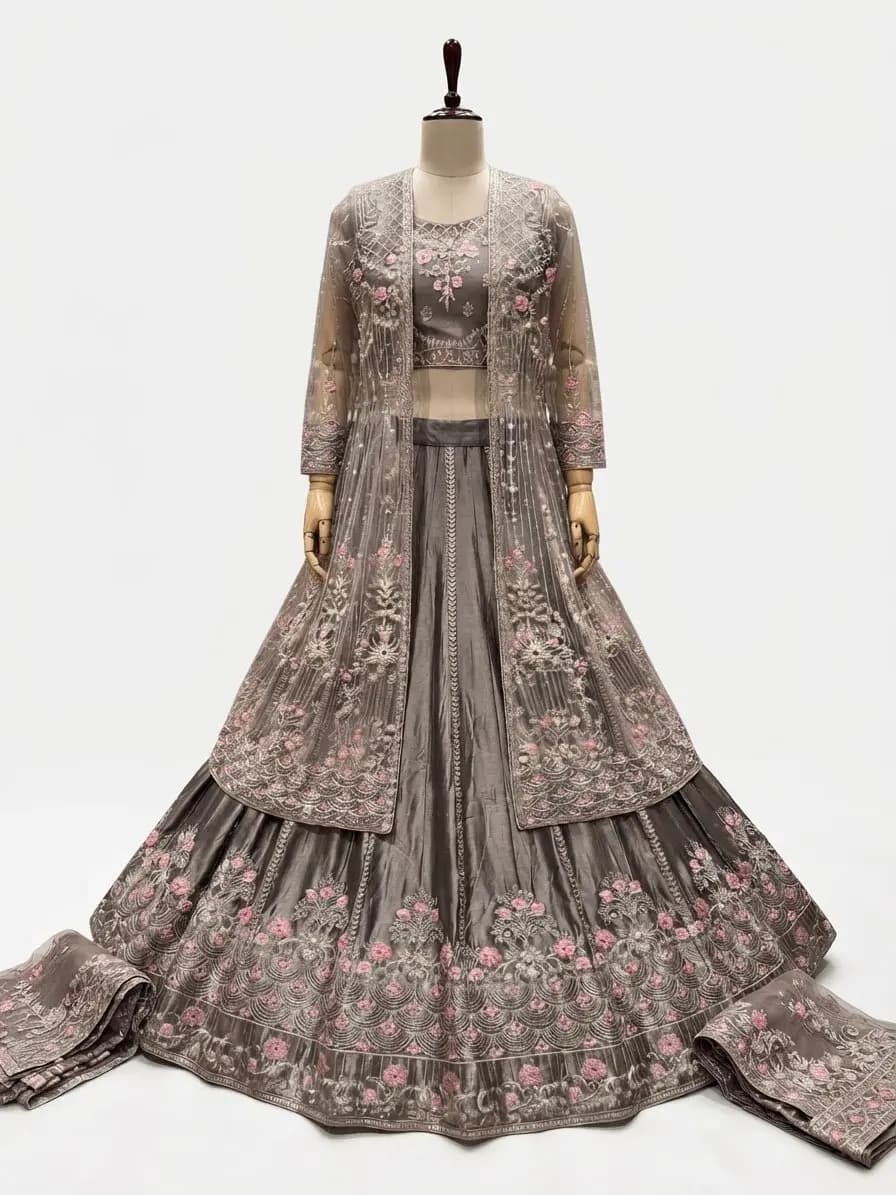 4pc Ready to wear lahnga choli Premium collection in Factory Area, Faisalabad
