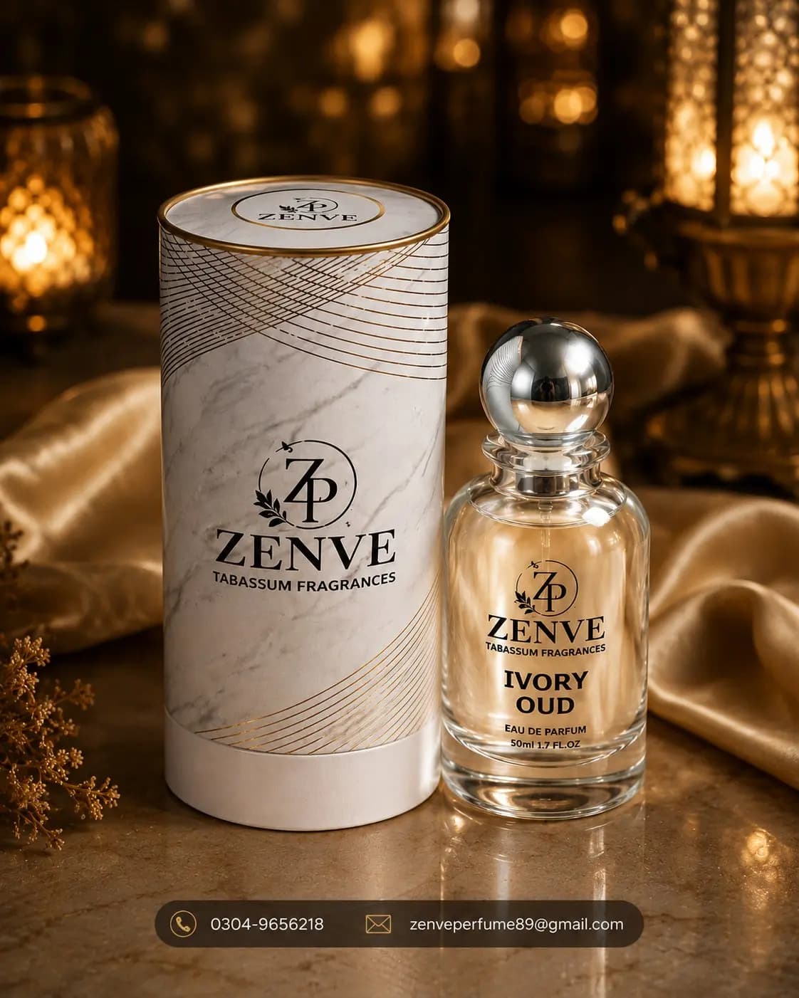 ZENVE Ivory Oud Perfume a long lasting in Bahawalpur City, Bahawalpur