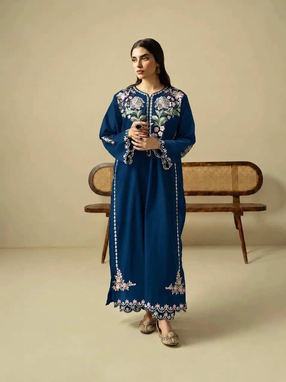 URGE Women Silk Embroidered Dress Unstitched 2Pcs in Malir, Karachi