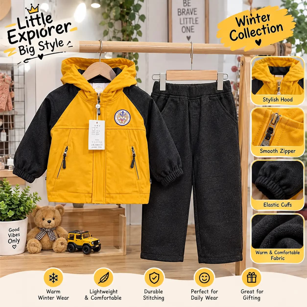 Little Explorer Winter Outfit Set in Lahore