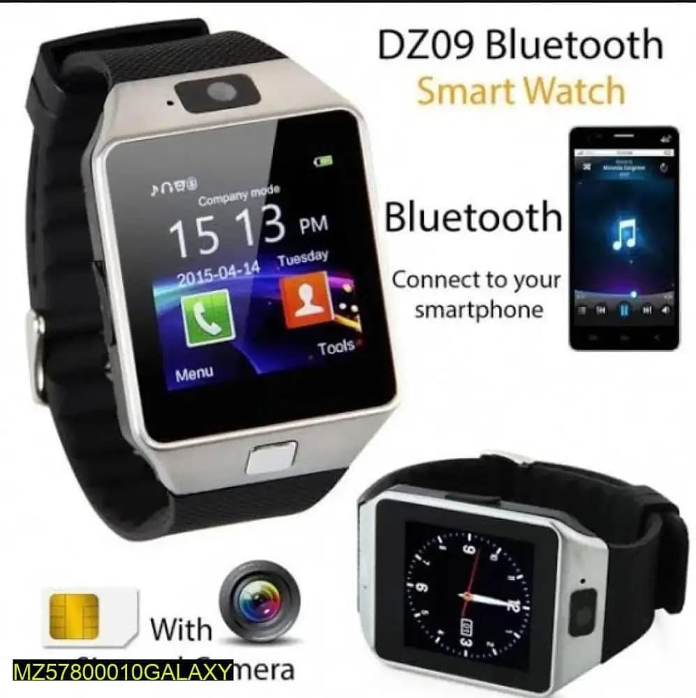 Bluetooth smart watch with camera sim card in Sakrand