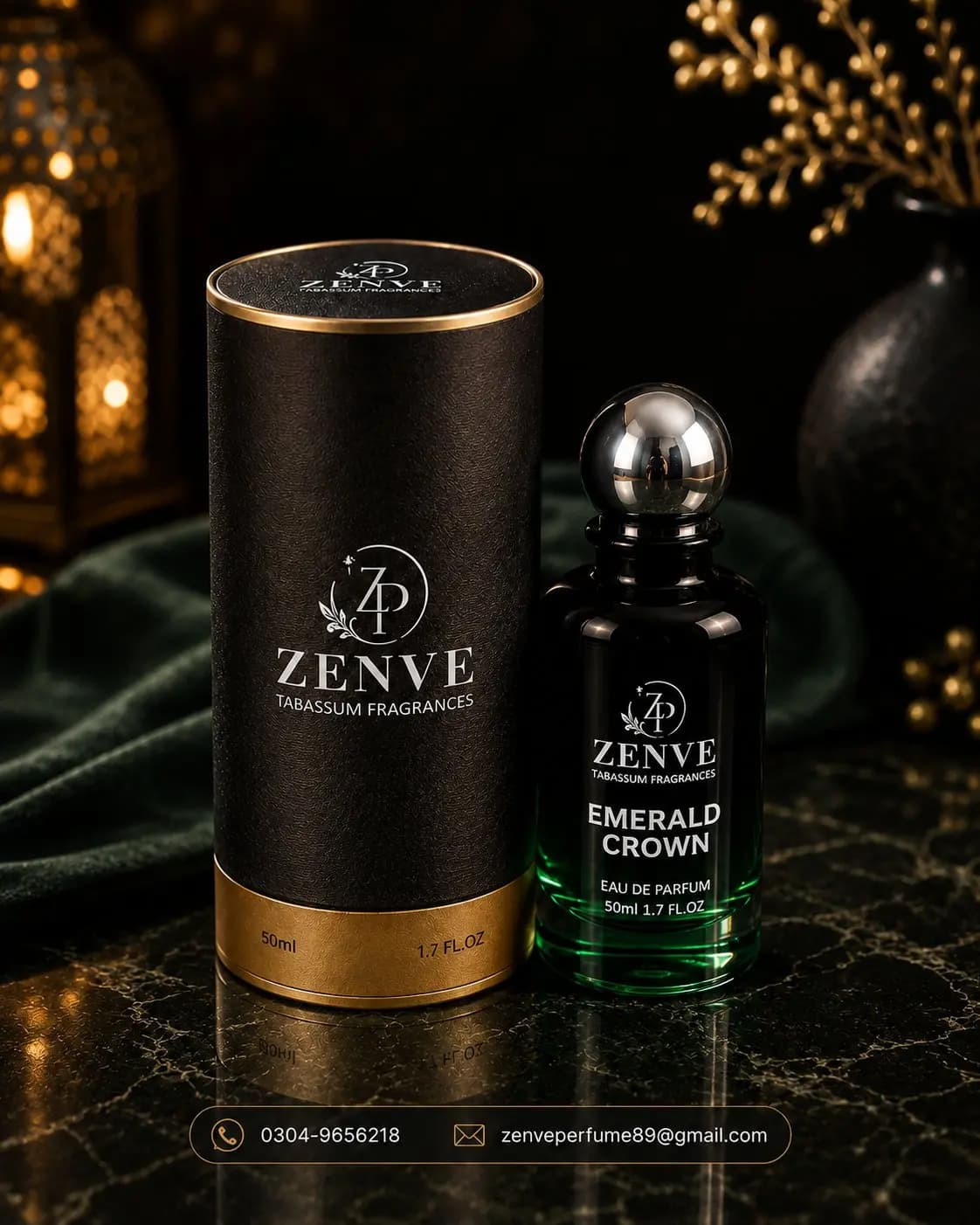 ZENVE Emerald Crown 30% concentrated long lasting for men in Bahawalpur City, Bahawalpur