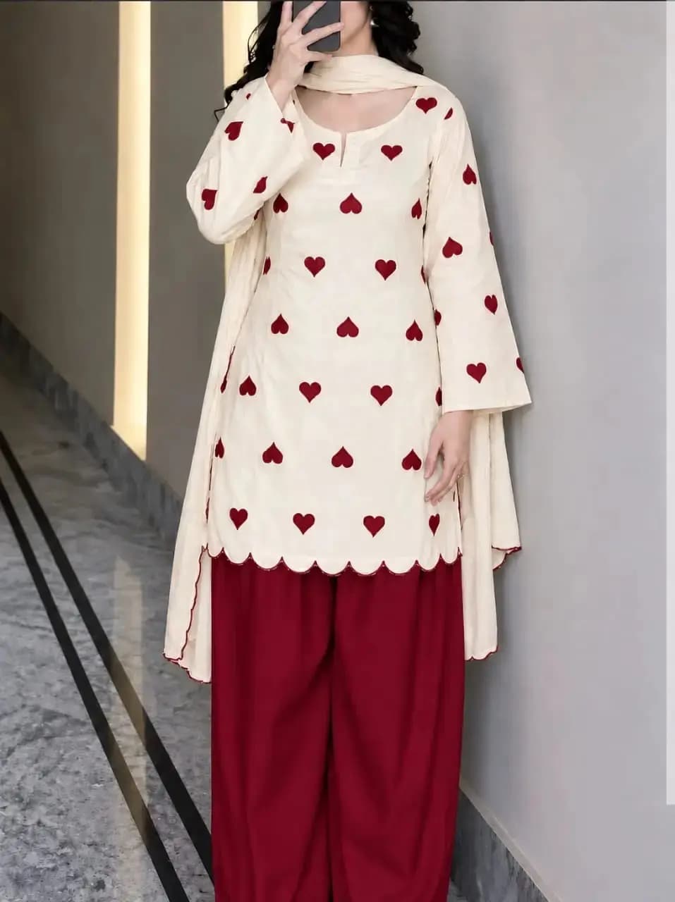 3 pcs women’s stitched swis voile printed suit in Lahore